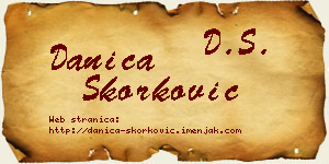 Danica Skorković vizit kartica